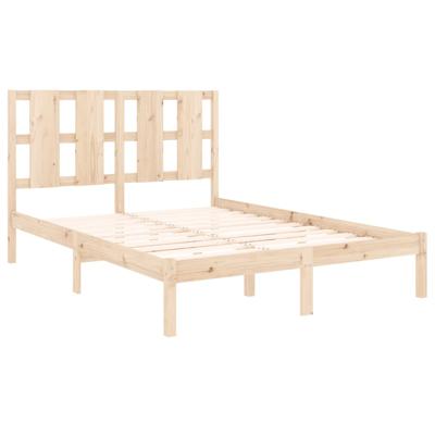 Bedframe zonder matras massief grenenhout 140x190 cm