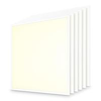 6x LED Paneel - 62x62 cm - 18/25 Watt - 4500 lumen - 180 lumen/watt - 3000K warm wit - UGR22 - Flikkervrij - Incl. Philips Xitanium Driver - 5 jaar garantie - thumbnail
