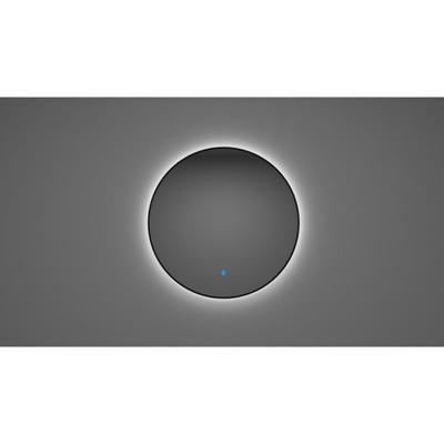 Ronde Spiegel Wiesbaden Novi met LED, Dimbaar 60 cm Mat Zwart
