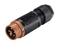 Wieland Electric 46.052.4553.1 Ronde connector Stekker, recht Totaal aantal polen: 4 + PE Serie (ronde connectoren): RST® MINI 1 stuk(s) - thumbnail