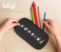 Baagl School Etui Friends 1-rits - thumbnail