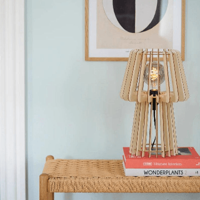 Tafellamp Groa naturel