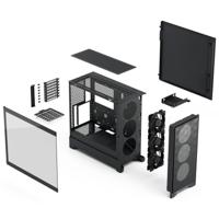 PC-behuizing - FRACTAL DESIGN - FD-C-POA2A-02 - Pop 2 Air TG - ATX-vormfactor - 3 ventilatoren met geprofileerde bladen - Zwart - thumbnail