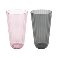 Imperial Kitchen Drinkglas lines kunststof ø8x15cm 450ml - thumbnail