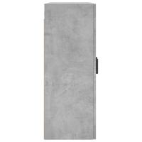 Hangkast 69,5x34x90 cm betongrijs - thumbnail