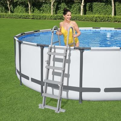 Bestway Zwembadladder Flowclear met 4 treden 122 cm - thumbnail