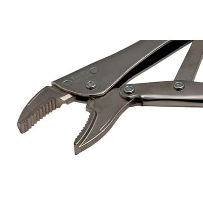 Bahco Griptang | met veiligheidsring | gebogen bek | verchroomd | 140 mm - TAH2953-140 Bahco Griptang | met veiligheidsring | gebogen bek | verchroomd | 140 mm - TAH2953-140