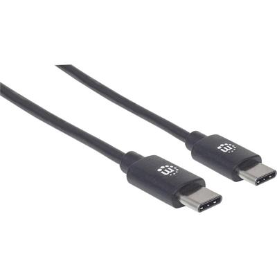 Manhattan 354868 USB-kabel USB 2.0 USB-C stekker 0.50 m Zwart