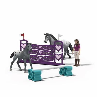 Lisa's toernooitrainingsbeeldje, Schleich 42776 Horse Club-serie