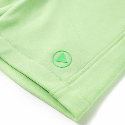 VidaXL Kindershort 128 fluorescerend groen