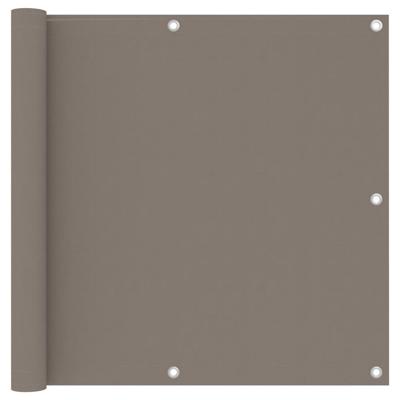 Balkonscherm 90x600 cm oxford stof taupe