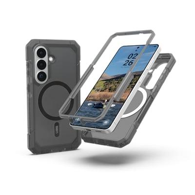 Urban Armor Gear Trooper Case Samsung Galaxy S26 Ash Grey MagSafe compatible, Met magneetmodule Urban Armor Gear Trooper Case Samsung Galaxy S26 Ash Grey MagSafe compatible, Met magneetmodule