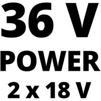 Einhell GE-CM 36/33 Li Kit 2.5 Ah - Accu Grasmaaier | 250m2 | Incl. 2 x 2,5 Ah accu&apos;s - 3413210 - 3413210 - thumbnail