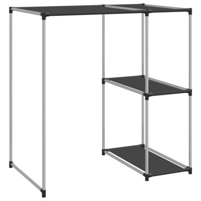 Opbergrek voor boven wasmachine 87x55x90,5 cm ijzer zwart - thumbnail