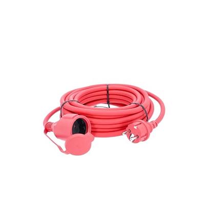 AS Schwabe 60271 Stroom Verlengkabel 16 A Rood 10.00 m H07RN-F 3G 1,5 mm²