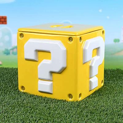 Super Mario Question Mark Block Storage Jar