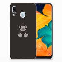 Samsung Galaxy A30 Telefoonhoesje met Naam Gorilla - thumbnail
