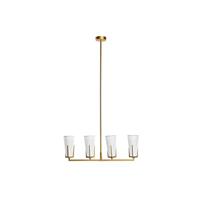 Plafondlamp DKD Home Decor Gouden Wit (67 x 14 x 22 cm) - thumbnail