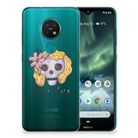 Silicone Back Case Nokia 7.2 | 6.2 Boho Skull - thumbnail