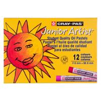 Sakura cray-pas junior artist oliepastels set, 12st. - thumbnail