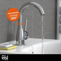 EISL FUTURA mengkraan wastafel | lage druk | chroom - NI075FUTCR-LP NI075FUTCR-LP - thumbnail