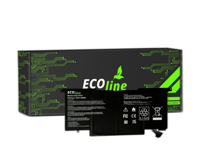 EcoLine - C22-UX31 Batterij Compatibel Met De Asus ZenBook UX31 UX31A UX31E / 7.4V 6200mAh