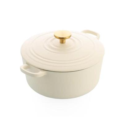 BK - Bourgogne - Braadpan 24cm 4,20l Cream White