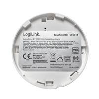 LogiLink SC0016 Rookmelder Incl. batterij (10 jaar) werkt op batterijen (Ø x h) 104 mm x 50 mm - thumbnail