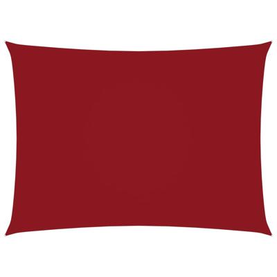 Zonnescherm rechthoekig 3x5 m oxford stof rood