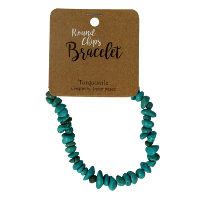 Steengoed Splitarmband chinese turkoois 1 Stuks Steengoed Splitarmband chinese turkoois 1 Stuks
