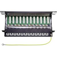 Renkforce Netwerkpatchpaneel 254 mm (10) CAT 6 1 HE Ingericht - thumbnail