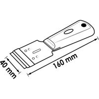 Vigor V1368N Universele schraper 160 mm inclusief 1 kling - thumbnail