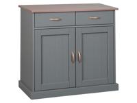 Inter Link Dressoir Westerland (Met 3 lades en 3 draaideuren, Grijs) - thumbnail