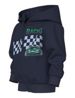 Sweater met rits en capuchon NMMVOLTINUS jongen NAME IT marineblauw - thumbnail