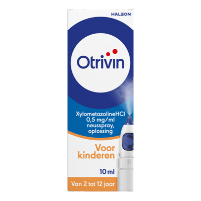 Otrivin Xylometazoline HCI 0,5 mg/ml Kinder Neusspray bij een verstopte neus Otrivin Xylometazoline HCI 0,5 mg/ml Kinder Neusspray bij een verstopte neus