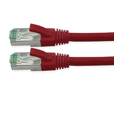 ROLINE RM Patchkabel Cat.6A S/FTP (PiMF), rood, 3 m