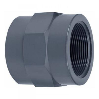 Aquaforte Druk PVC Sok ¾ Inch Binnendraad - Stabiele Vijververbinding & Eenvoudige Installatie