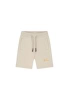 Malelions Junior Split Shorts Beige / Oranje-104 maat 104 - thumbnail