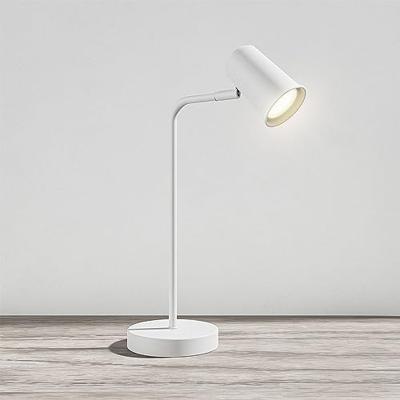 Riga - LED Tafellamp - 4 Watt 345 Lumen - 4000K Neutraal wit- Kantelbaar en Draaibaar - Ingebouwde snoerdimmer - Bureaulamp - GU10 - IP20 voor binnen - Wit Riga - LED Tafellamp - 4 Watt 345 Lumen - 4000K Neutraal wit- Kantelbaar en Draaibaar - Ingebouwde snoerdimmer - Bureaulamp - GU10 - IP20 voor binnen - Wit