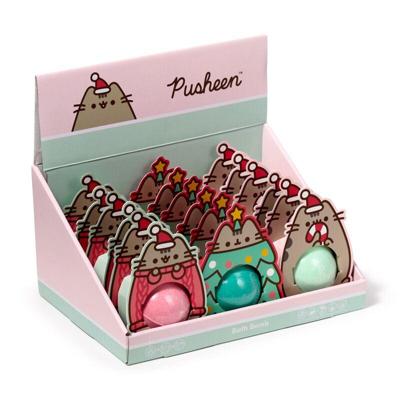 Kerstmis Pusheen de Kat Bruisballen in Gift Box