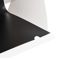 Softbox met LED-lamp inklapbaar 40x34x37 cm kunststof wit - thumbnail