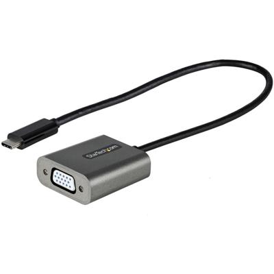 Kabel USB-C naar VGA Startech CDP2VGAEC Zwart - thumbnail
