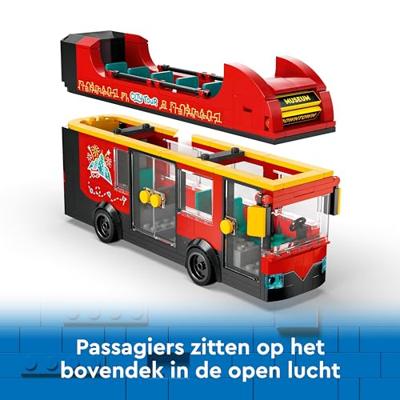 LEGO® CITY 60407 Toeristische rode dubbeldekker - thumbnail