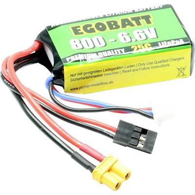 Pichler Modellbau LiFe accupack 6.6 V 800 mAh Aantal cellen: 2 25 C Softcase JR, XT30 Pichler Modellbau LiFe accupack 6.6 V 800 mAh Aantal cellen: 2 25 C Softcase JR, XT30