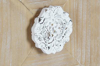 Wandtafel DKD Home Decor Wit Metaal Spar 120 x 35 x 90 cm