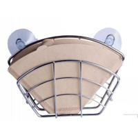 Kitchen Tools Koffiefilterhouder chroom met zuignap - thumbnail