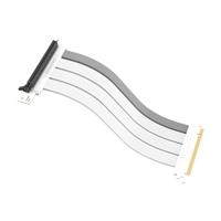COOLERMASTER Riser Kabel PCIe 4.0 x16 Wit - 300mm - thumbnail