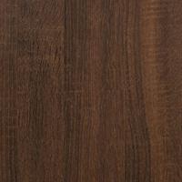 Dressoir 60x35x70 cm bewerkt hout bruineikenkleurig - thumbnail