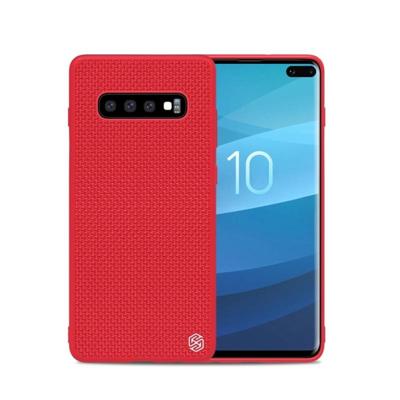 NILLKIN 3D getextureerde nylon Fiber TPU Case voor Galaxy S10 PLUS (rood) NILLKIN 3D getextureerde nylon Fiber TPU Case voor Galaxy S10 PLUS (rood)