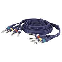 DAP FL20 verloopkabel 4x Jack naar 4x Jack 150cm - thumbnail